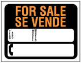 Hy-Ko Hy-Glo Series 3072 Identification Sign, 8-1/2 x 12 in Dimensions, FOR SALE SE VENDE, YEAR, ANO, MODEL, MODFLO, Pack of 10