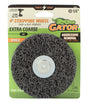 Gator 9004 Stripping Single Wheel, 4 in Dia, 1/4 in Arbor, Extra Coarse, Silicone Carbide Abrasive