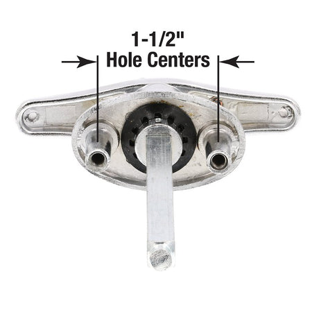Prime-Line GD 52169 T-Locking Handle, 5/16 in L Shaft, Zinc, Chrome