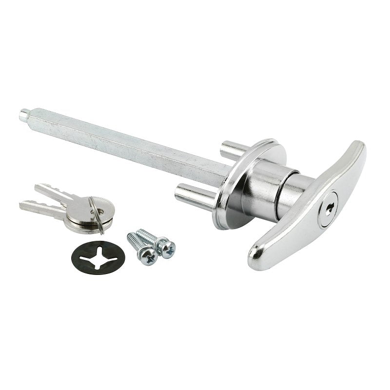 Prime-Line GD 52169 T-Locking Handle, 5/16 in L Shaft, Zinc, Chrome