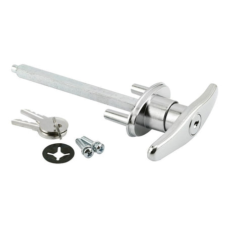 Prime-Line GD 52169 T-Locking Handle, 5/16 in L Shaft, Zinc, Chrome