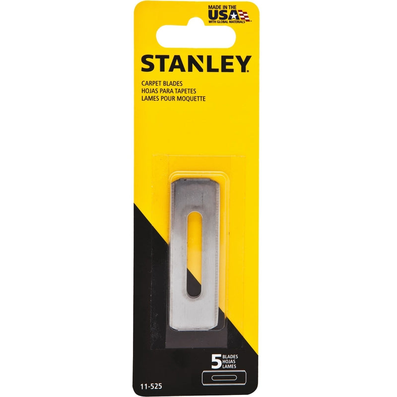 Stanley High Carbon Steel Double-Edge Replacement Blade 2-1/4 in. L 5 pc, Pack of 10