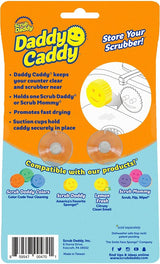 Scrub Daddy Daddy Caddy Series DCDDY12CT Sponge Holder, Polymer Foam, Clear