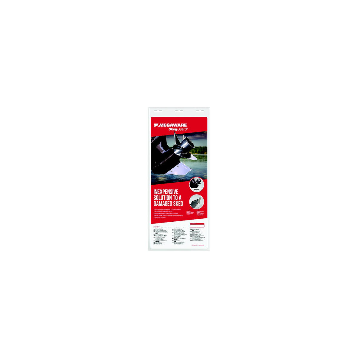 Megaware 27151 Skegguard Skeg Protector