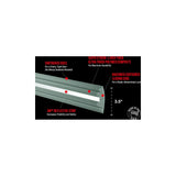 KeelGuard Pontoon Guard, Gray, 40'