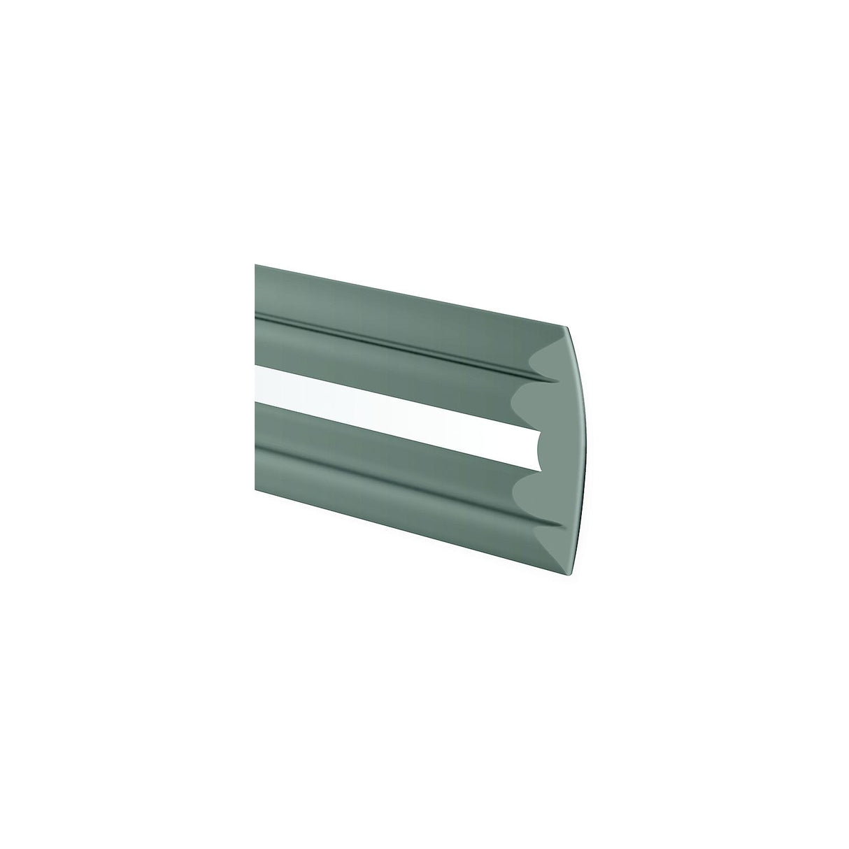 KeelGuard Pontoon Guard, Gray, 40'