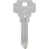 HILLMAN Traditional Key House/Office Universal Key Blank Single, Pack of 10
