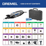 Dremel 4300 1.8 amps Corded Rotary Tool Kit