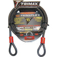 Trimax TDL815 Dual Loop Quadra Braid Trimaflex Cable, 8' L x 15mm
