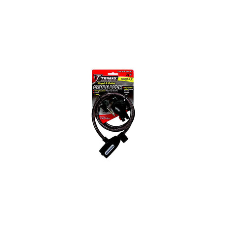 Trimax TKC106 Quadra-Braid 6 x 10mm Keyed Cable Lock