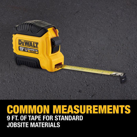DEWALT 9 ft. L X 0.5 in. W Tape Measure 1 pk, Pack of 20