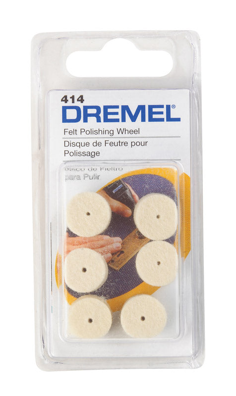 WHEEL POLISH FELT DREMEL 1/2IN