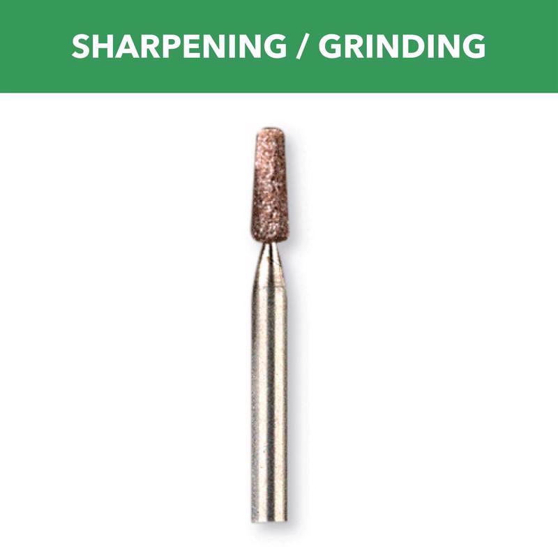 Dremel 1/8 in. D X 1/8 in. L Aluminum Oxide Grinding Stone Tapered 35000 rpm 1 pc