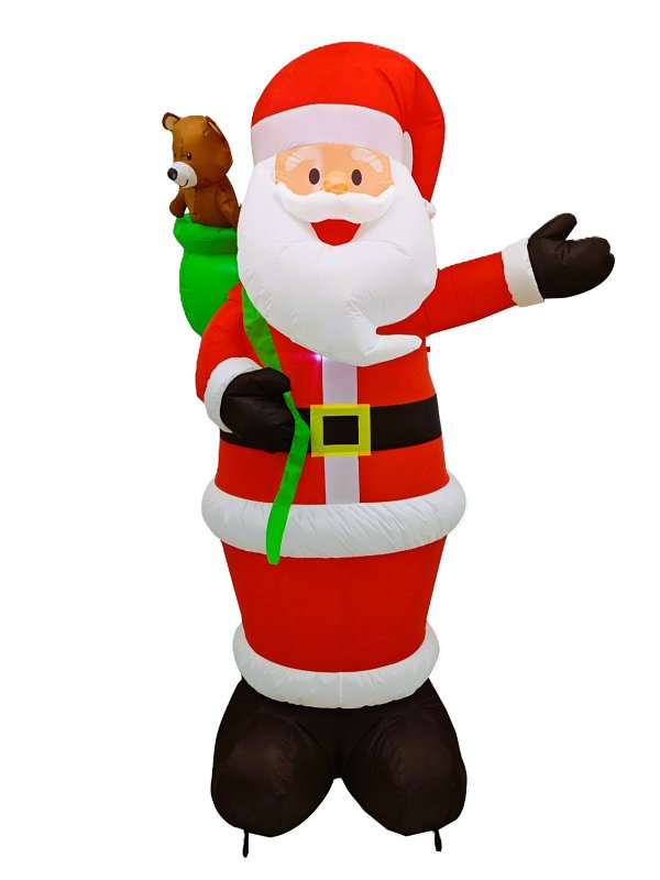 Santas Forest 90116 Christmas Inflatable, 8 ft H