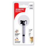 Diablo 1-1/8 in. X 3-1/2 in. L High Speed Steel Forstner Drill Bit Round Shank 1 pk