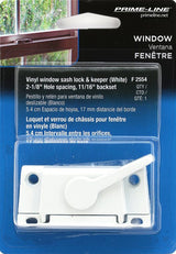 Prime-Line F 2554 Window Sash Lock, Zinc, 2-1/8 in Mounting Hole