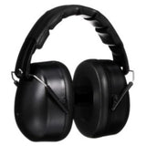 3M 25 dB Soft Foam Folding Earmuffs Black 1 pair