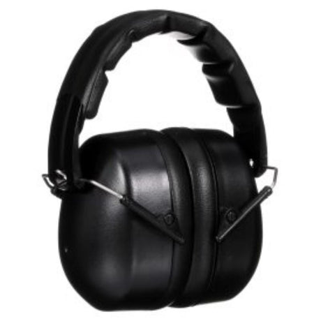 3M 25 dB Soft Foam Folding Earmuffs Black 1 pair