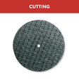 Dremel 1-1/4 in. D X 1/8 in. X 0.05 in. thick Fiberglass Metal Cut-Off Wheel 5 pc
