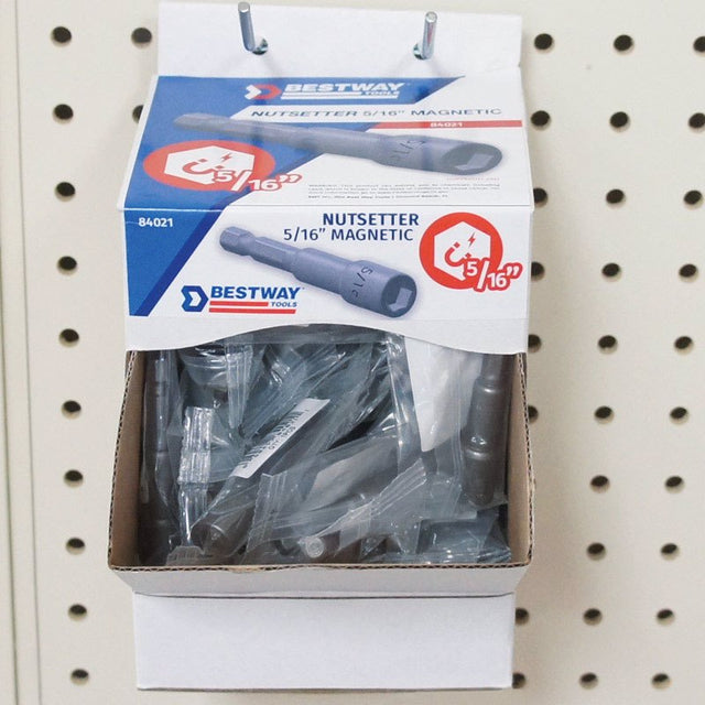 Best Way Tools Square 5/16 in. X 2-9/16 in. L Nut Driver Carbon Steel 50 pc, Pack of 50