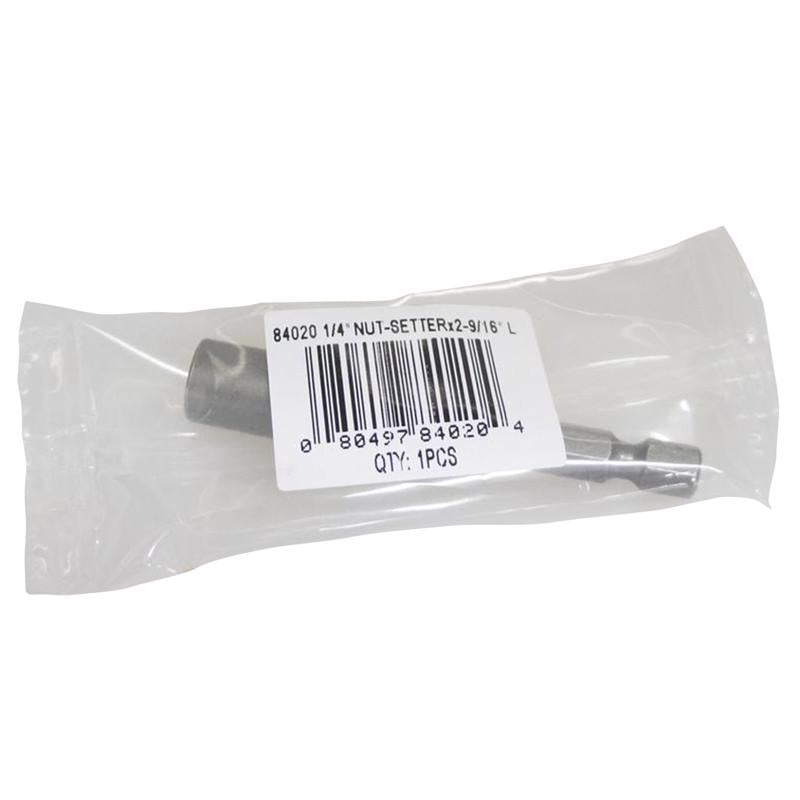 Best Way Tools 1/4 in. X 3 in. L Nut Driver Carbon Steel 50 pc, Pack of 50