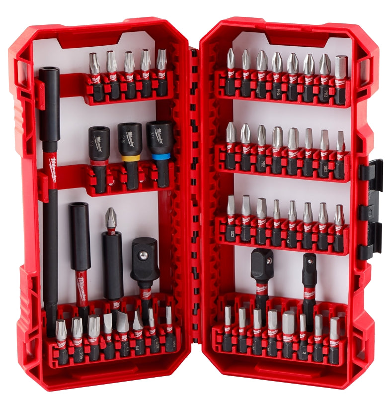 Milwaukee SHOCKWAVE Impact Duty Series 48-32-4096 Driver Bit Set, 55-Piece, All-Purpose, Alloy Steel