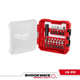 Milwaukee SHOCKWAVE Impact Duty 48-32-4035 Driver Bit Set, 13-Piece, All-Purpose, Magnetic, Steel