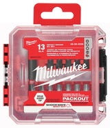 Milwaukee SHOCKWAVE Impact Duty 48-32-4035 Driver Bit Set, 13-Piece, All-Purpose, Magnetic, Steel
