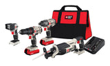 Porter Cable 20V Cordless Brushed 4 Tool Combo Kit