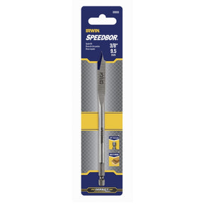 Irwin Speedbor 3/8 in. X 6 in. L Carbon Steel Wood Boring Bit Hex Shank 1 pc