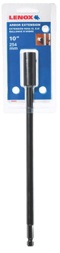 Lenox 1/4 in. Carbon Steel 10 in. L X 3/8 in. D Extension Arbor Included