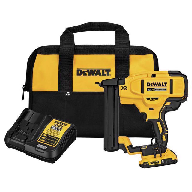 DeWalt 20V MAX XR 18 Ga. Cordless Narrow Crown Stapler Kit (Battery & Charger) 20 V