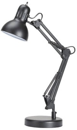 Boston Harbor TL-WK-134E-BK-3L Swing Arm Work Lamp, 120 V, 60 W, 1-Lamp, CFL Lamp, Black