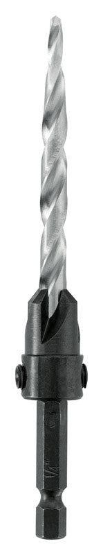 Irwin 1/4 in. D X 4.75 in. L High Speed Steel Wood Countersink 1 pc