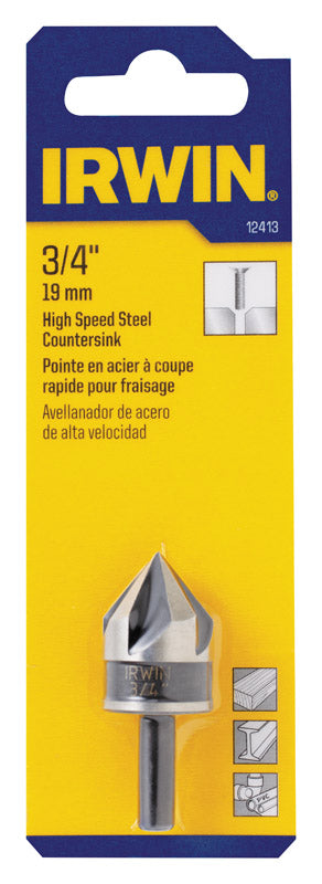Irwin 3/4 in. D X 1-13/16 in. L High Speed Steel Countersink 1 pc