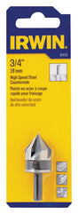 Irwin 3/4 in. D X 1-13/16 in. L High Speed Steel Countersink 1 pc