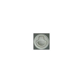 Teak Isle Flush Slam Latch, Non-Locking, White