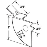 Make-2-Fit PL 14672 Knife Latch, 3/4 in L Dimensions, Aluminum