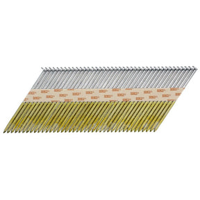 Senco ProHead H627ASBXN Collated Nail, 3 in L, 11 ga, Steel, Hot-Dipped Galvanized, Full Round Head, Ring Shank