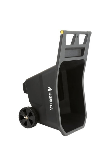 Gorilla Carts GCY Series GCY-45 Yard Cart, 300 lb, 4.5 cu-ft Deck, Polypropylene Deck, 2-Wheel, 9 in Wheel, Black