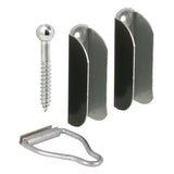 Prime-Line PL 8102 Top Hanger and Bottom Latch, Aluminum, Bronze, For: 3/8 in Screen Frames