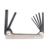 Bondhus 14592 Hex Key Fold Up Tool, 7-Piece, Protanium Steel, ProGuard, Specifications: Metric Measurement