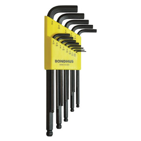 Bondhus 10937 Ball End L-Key Set, 13-Piece, ProGuard, Specifications: SAE Measurement System, Long Length