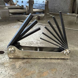 Bondhus 14589 Hex Key Fold Up Tool, Protanium Steel, ProGuard, Specifications: SAE Measurement