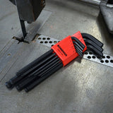 Bondhus 10999 Ball End L-Key Set, 9-Piece, ProGuard, Specifications: Metric Measurement System, Long Length