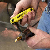 Bondhus GorillaGrip 12589 Hex End Key Set, 9-Piece, Steel, ProGuard, Specifications: SAE Measurement System