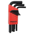 Bondhus 12299 Hex End L-Wrench Set, 9-Piece, Protanium Steel, ProGuard, Specifications: Metric Measurement, Short