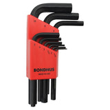 Bondhus 12299 Hex End L-Wrench Set, 9-Piece, Protanium Steel, ProGuard, Specifications: Metric Measurement, Short