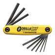 Bondhus GorillaGrip 12591 Hex End Key Set, 9-Piece, Steel, ProGuard, Specifications: SAE Measurement System