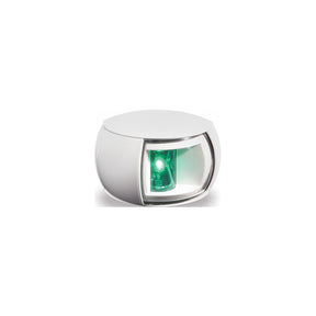 Hella 980520311 NaviLED Starboard (Green) Side Light Only, White w/Clear Lens, 1 ea.